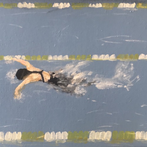 Painting by Dr Newman of Ms Newman